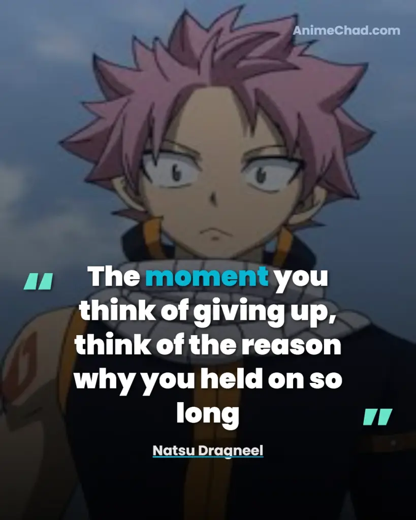 Natsu Dragneel Quotes