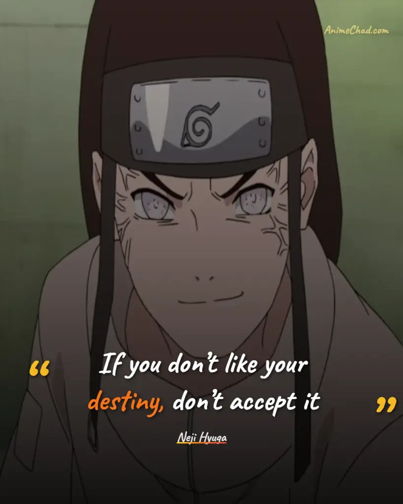 Neji Hyuga Quotes
