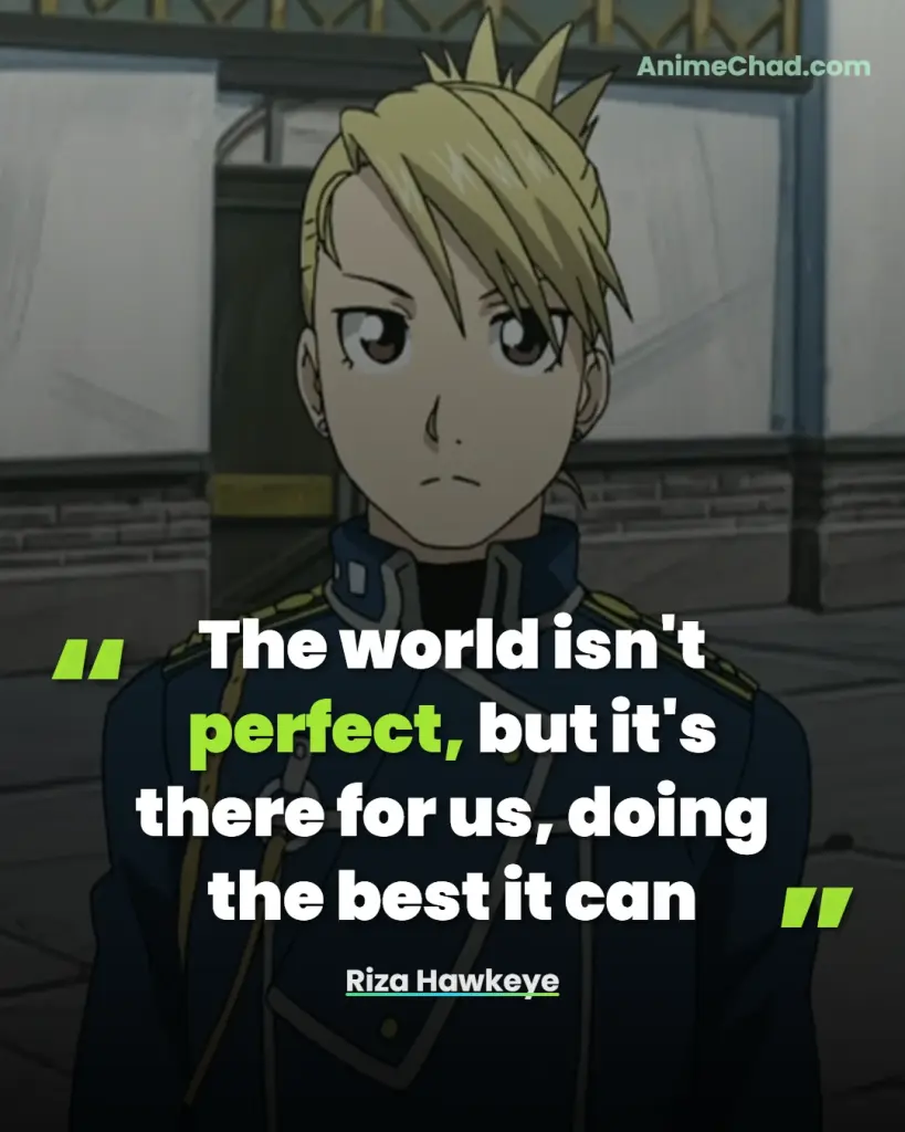 Riza Hawkeye Quotes