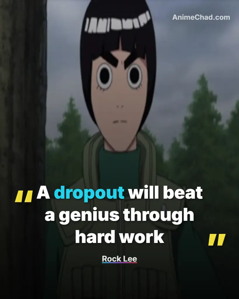 Rock Lee Quotes