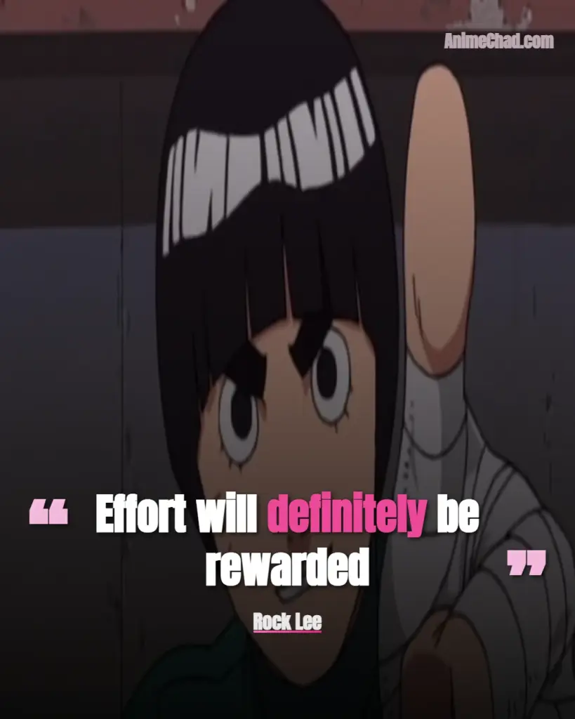 Rock Lee Quotes