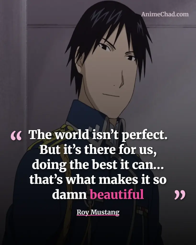 Roy Mustang Quotes