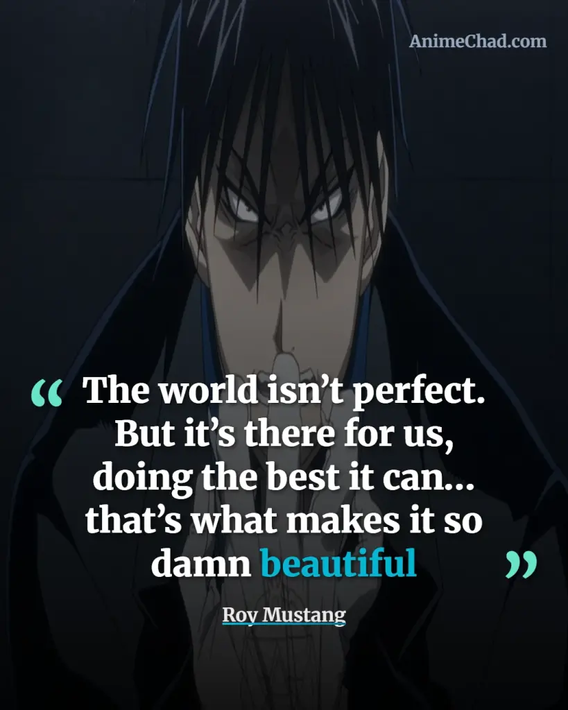 Roy Mustang Quotes