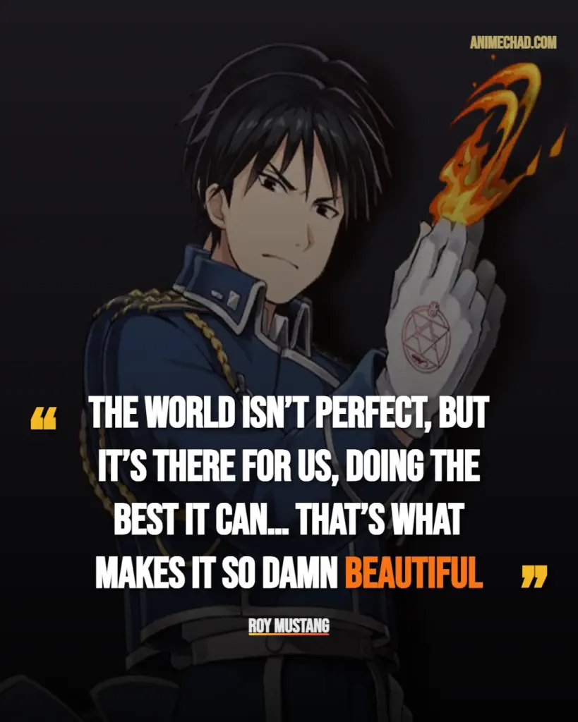 Roy Mustang Quotes