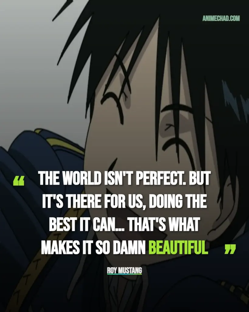 Roy Mustang Quotes