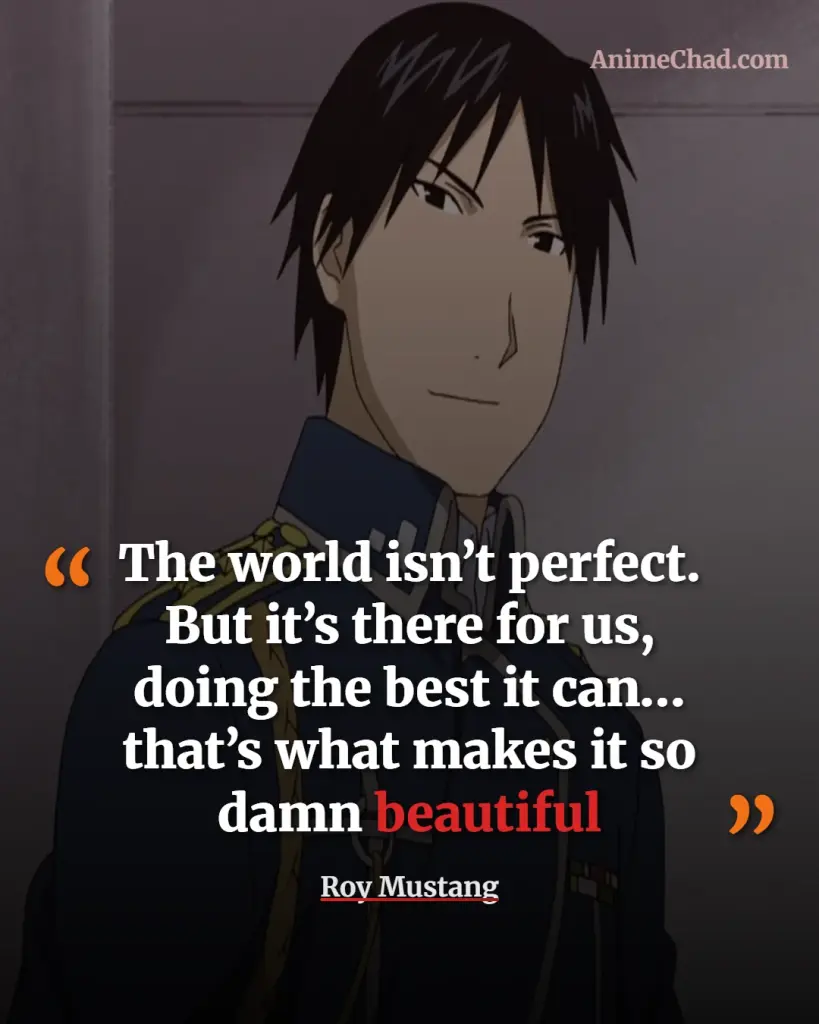 Roy Mustang Quotes
