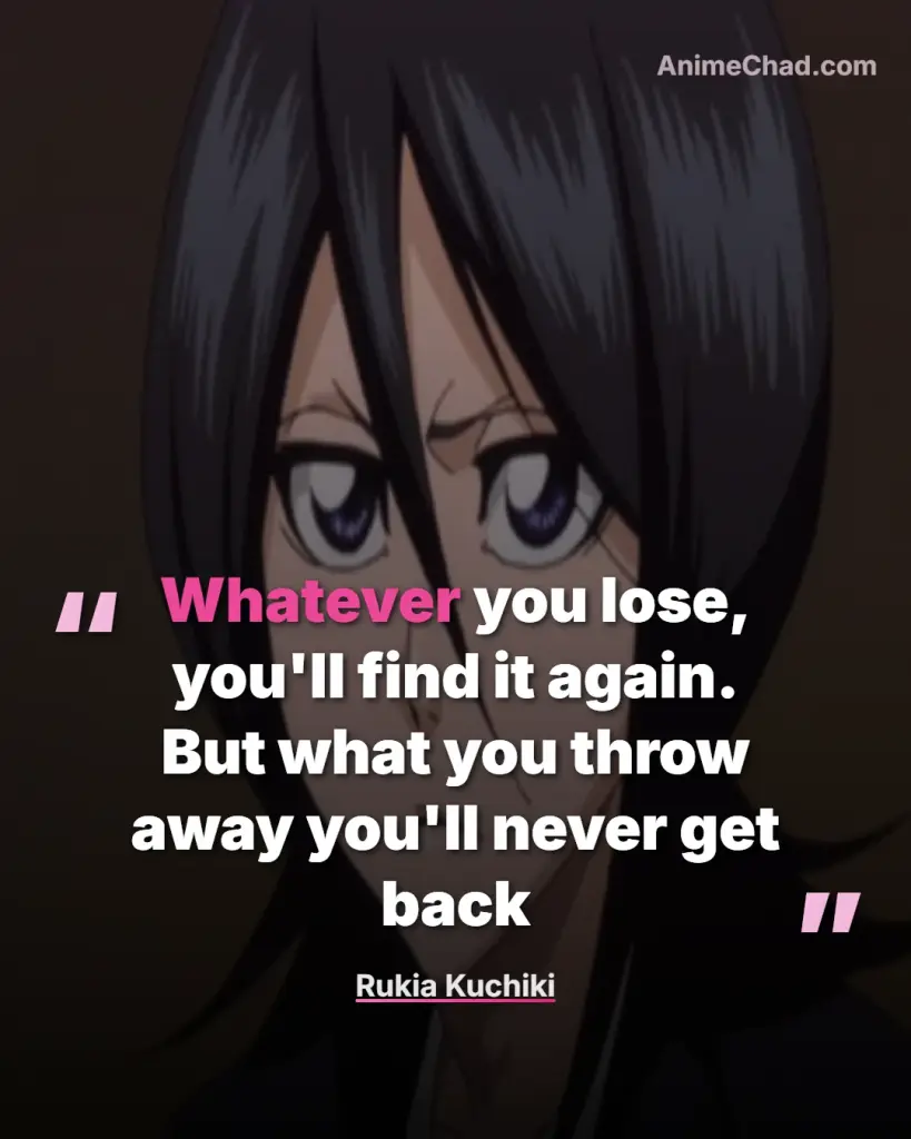 Rukia Kuchiki Quotes