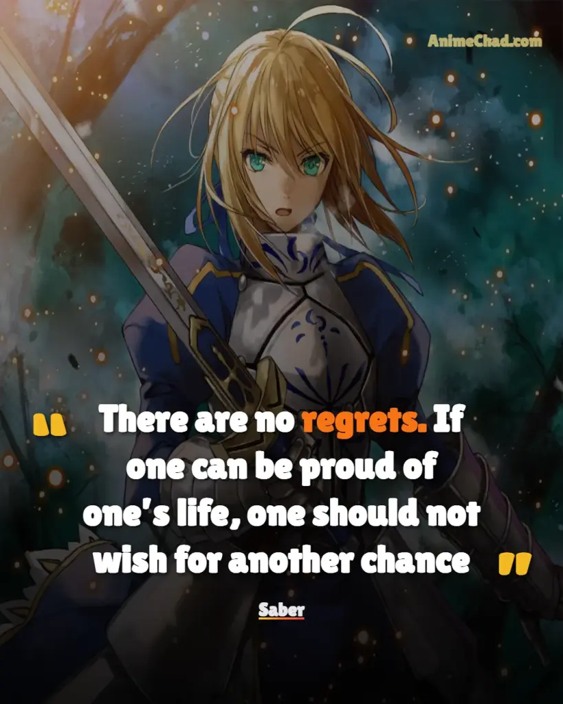 Saber Quotes