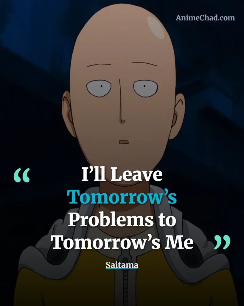 Saitama Quotes