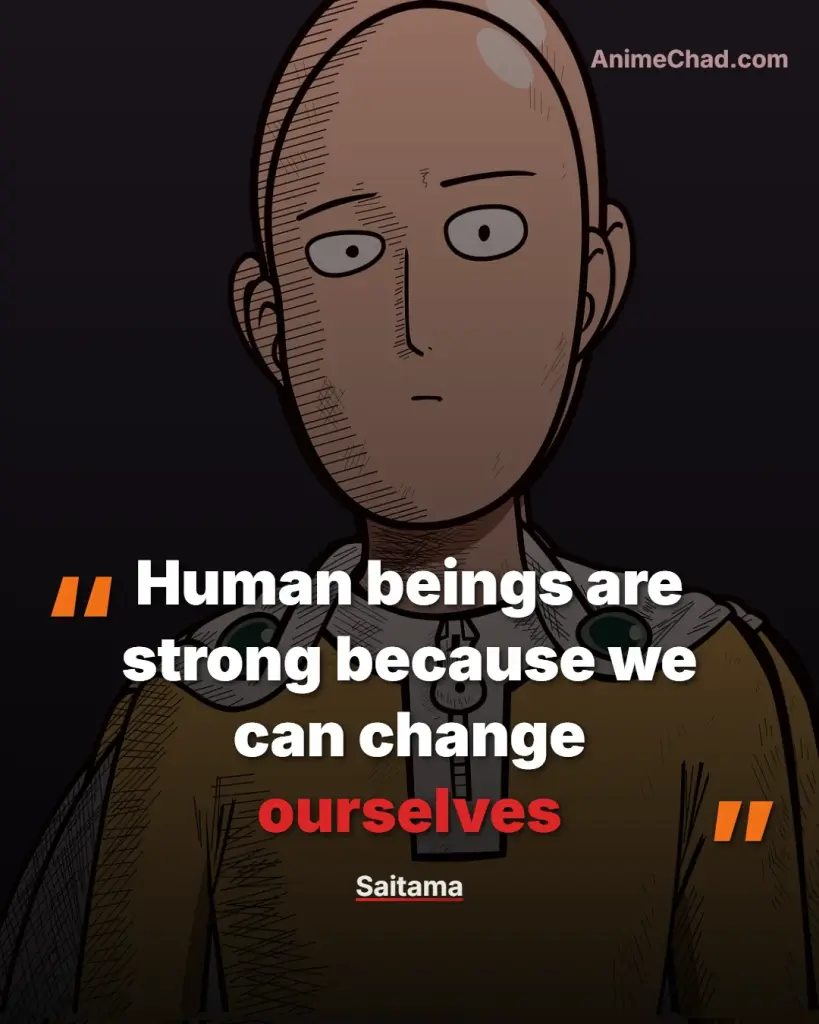 Saitama Quotes