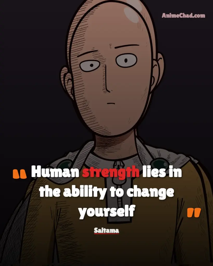 Saitama Quotes