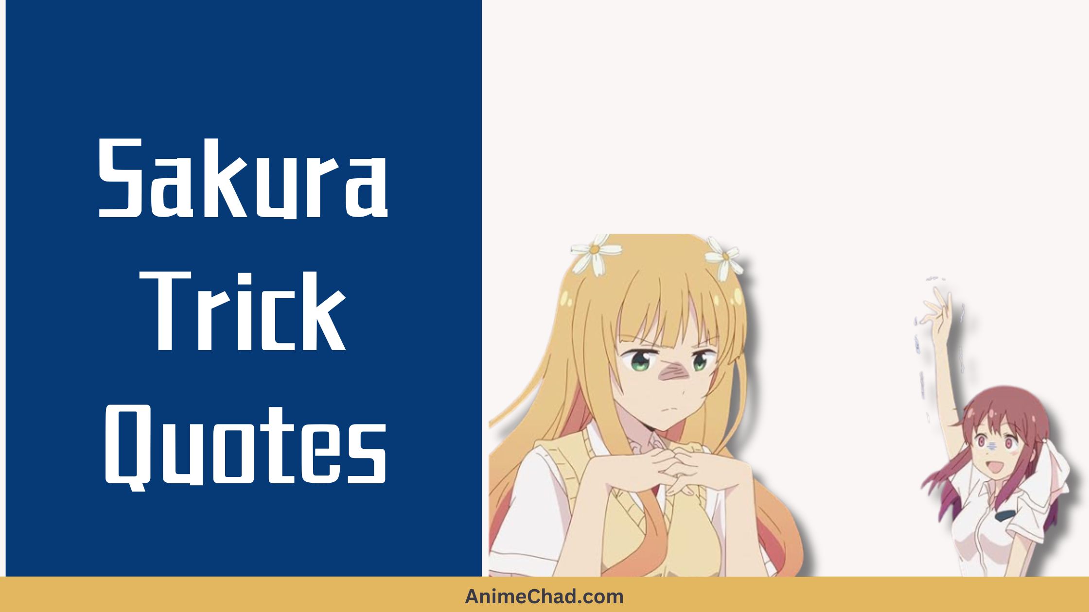 Sakura Trick Quotes