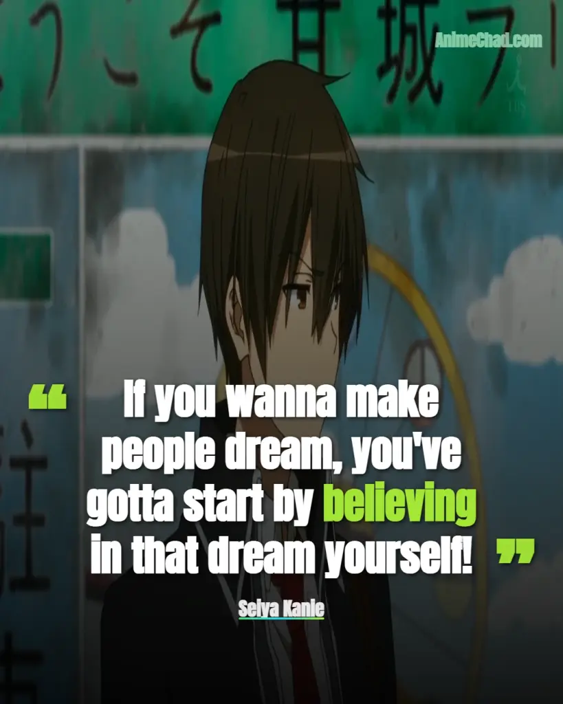 Seiya Kanie Quotes
