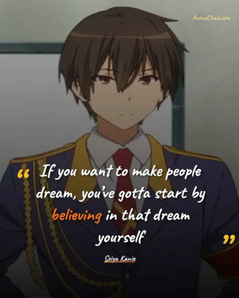 Seiya Kanie Quotes
