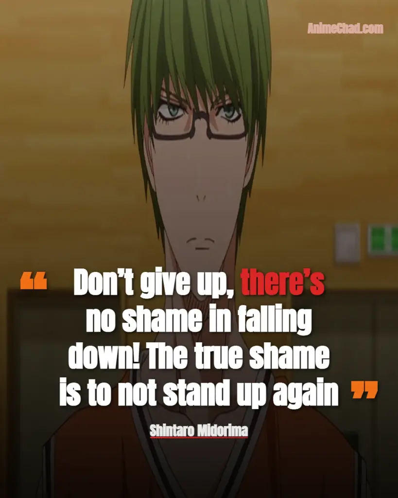 Shintaro Midorima Quotes