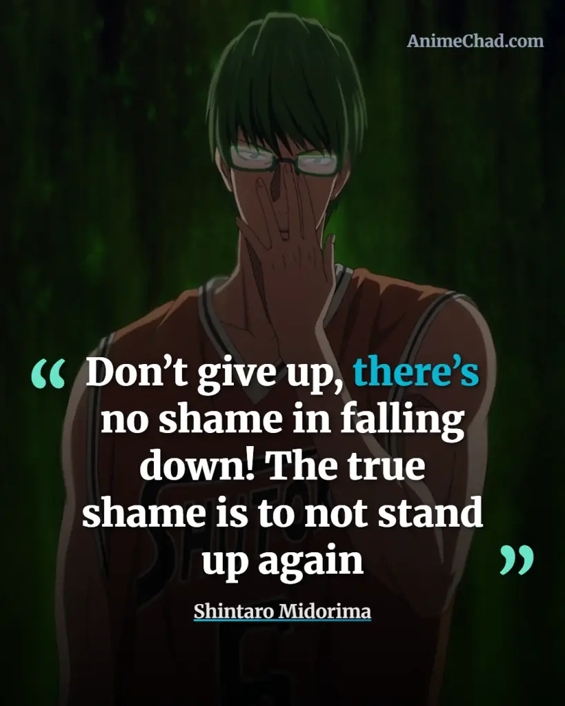 Shintaro Midorima Quotes