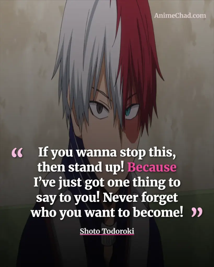 Shoto Todoroki Quotes