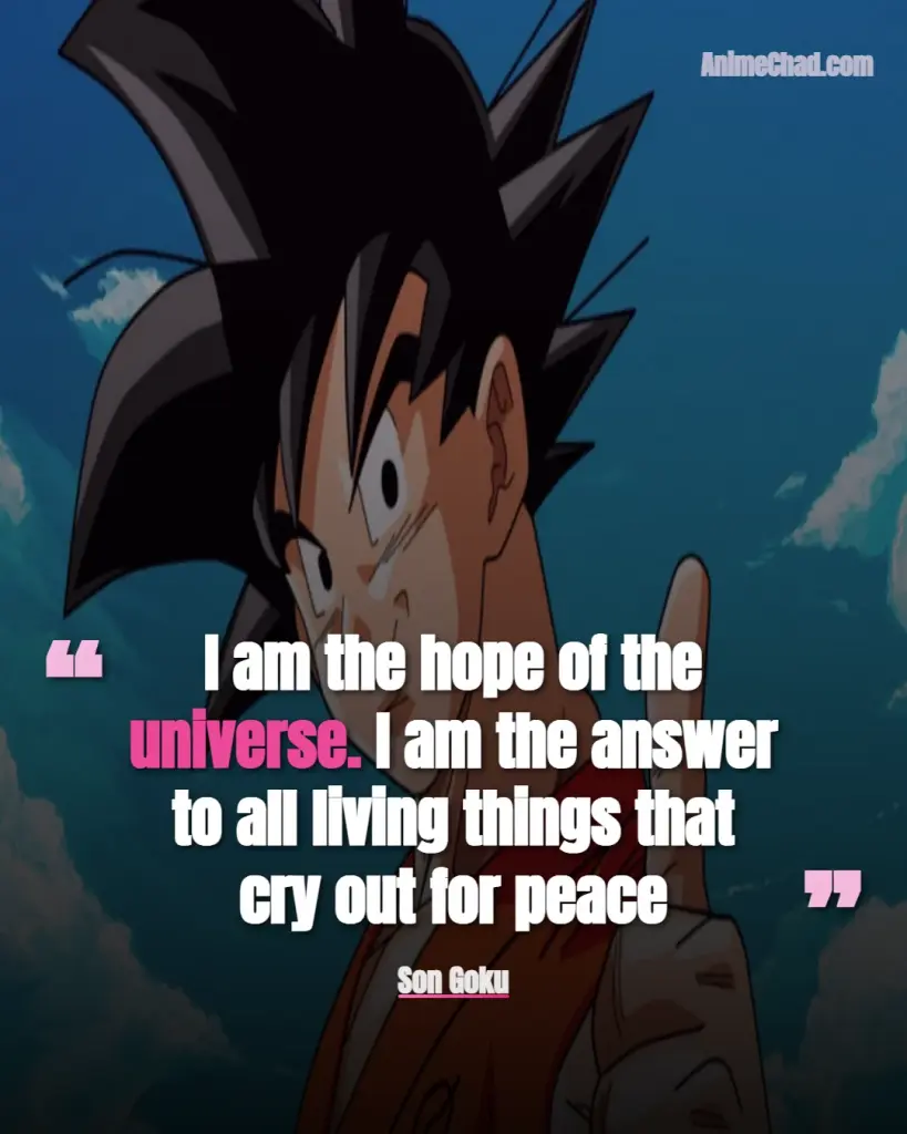 Son Goku Quotes