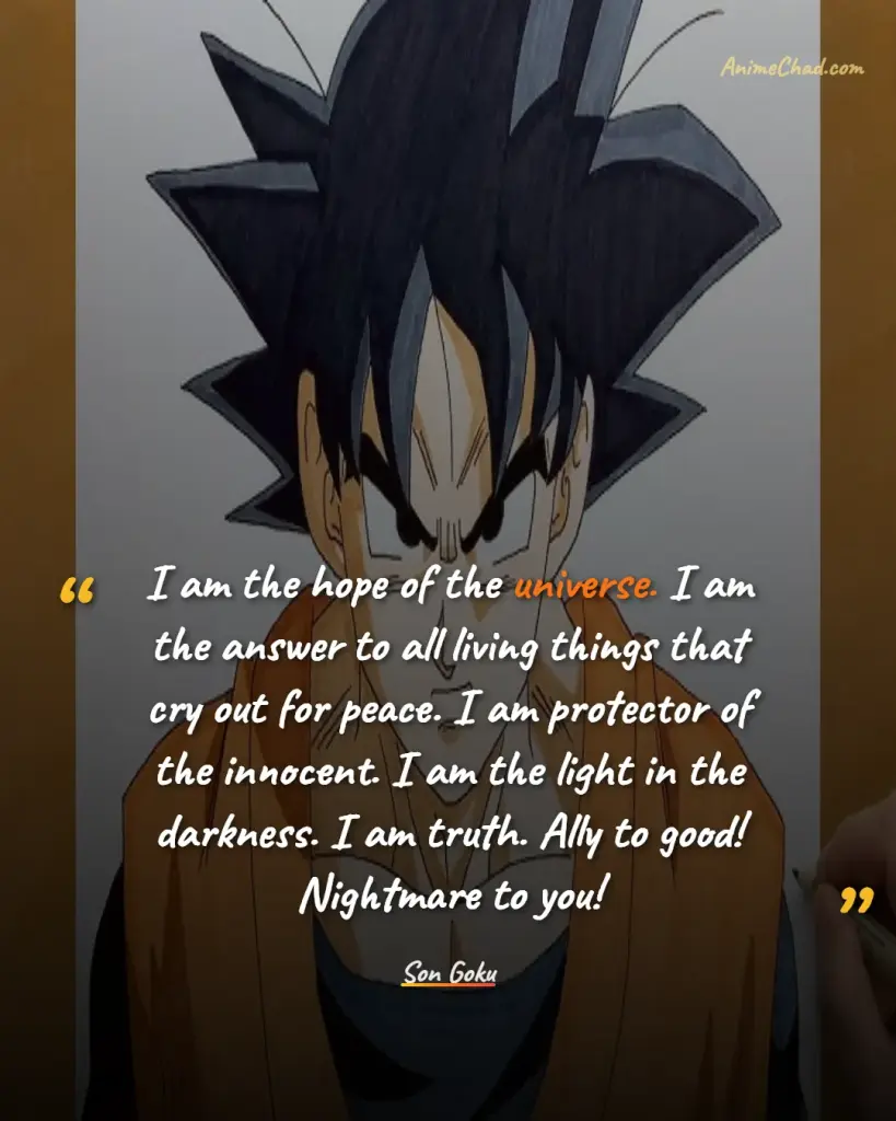 Son Goku Quotes