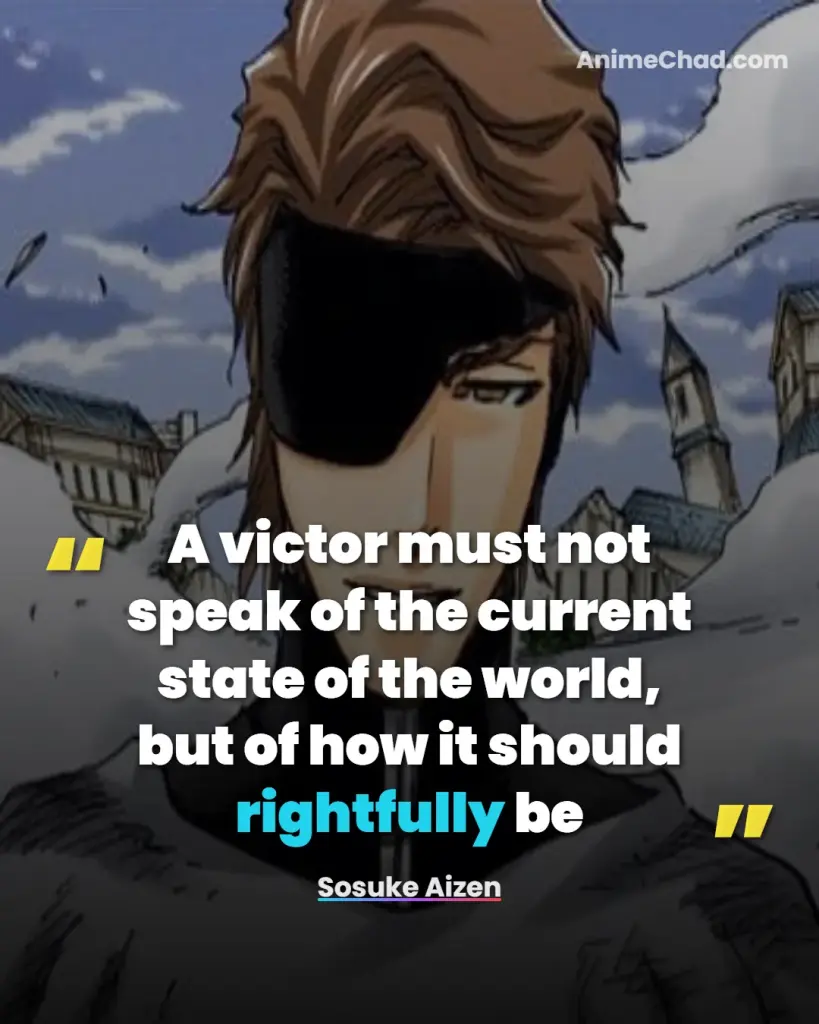Sosuke Aizen Quotes