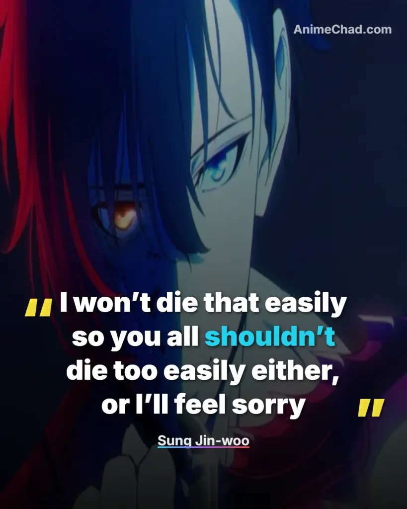 Sung Jin Woo Quotes (14)