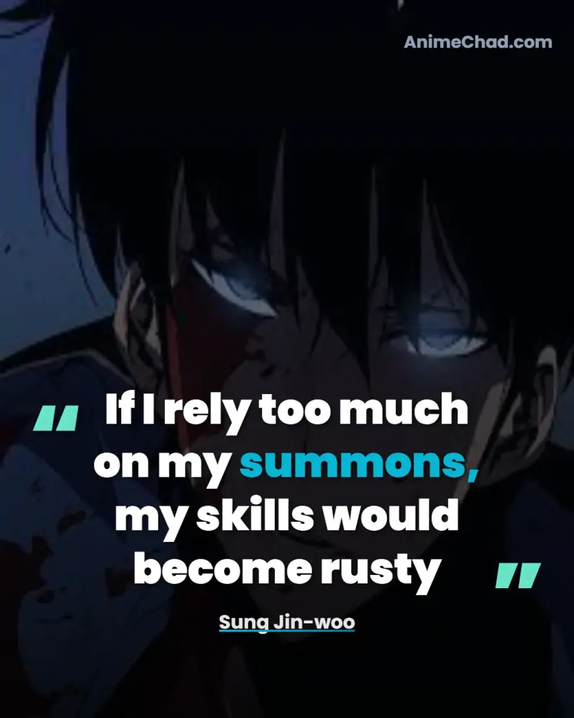 Sung Jin Woo Quotes (16)