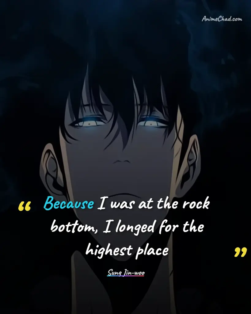 Sung Jin Woo Quotes (6)