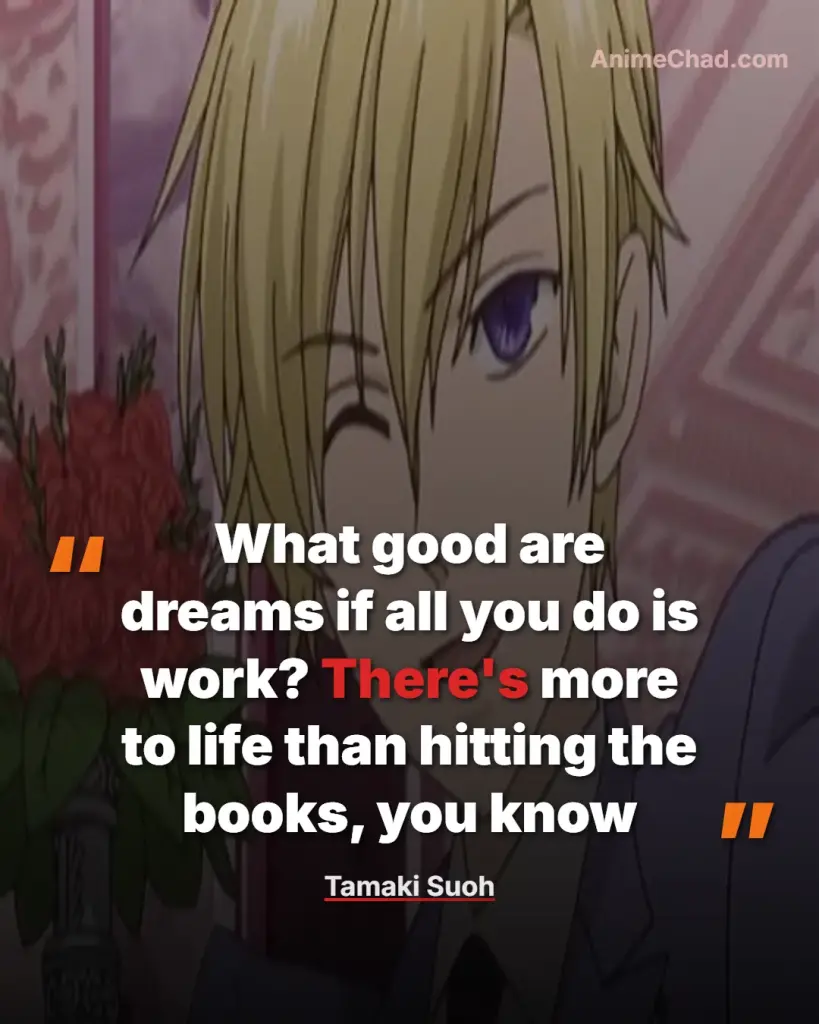 Tamaki Suoh Quotes