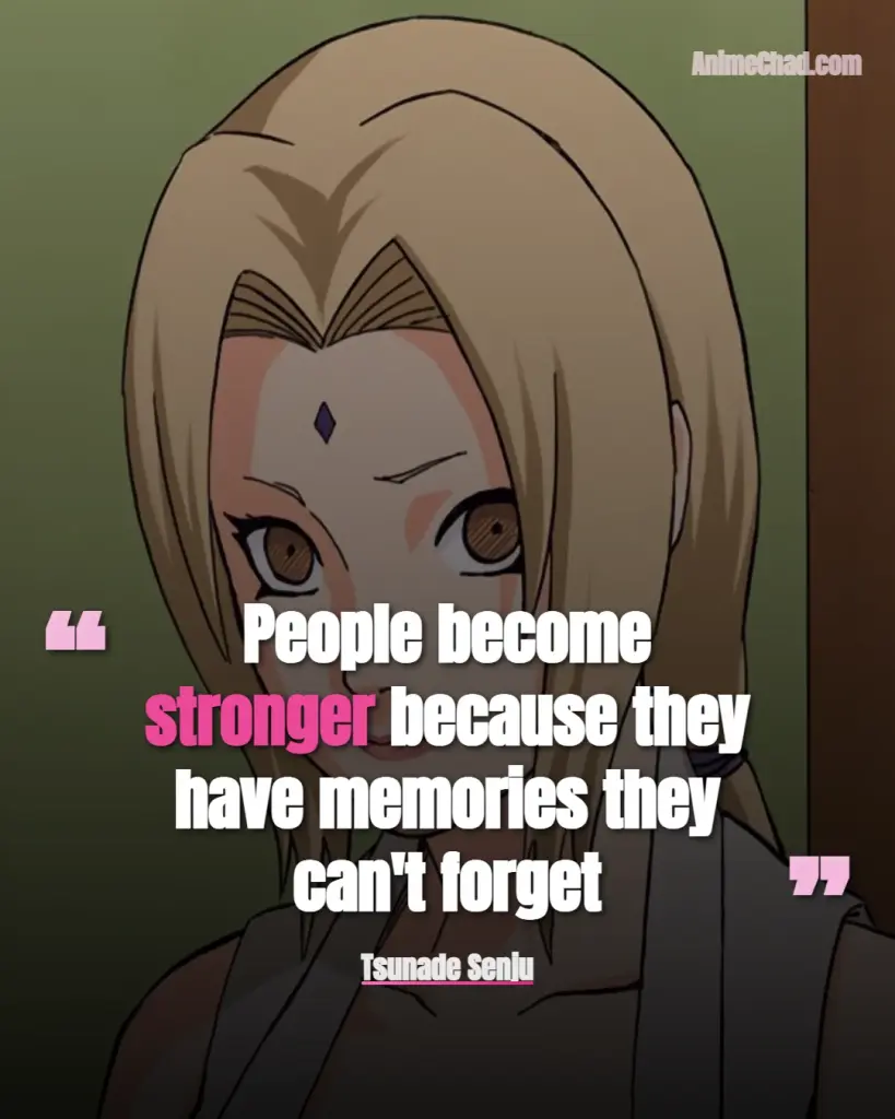 Tsunade Senju Quotes