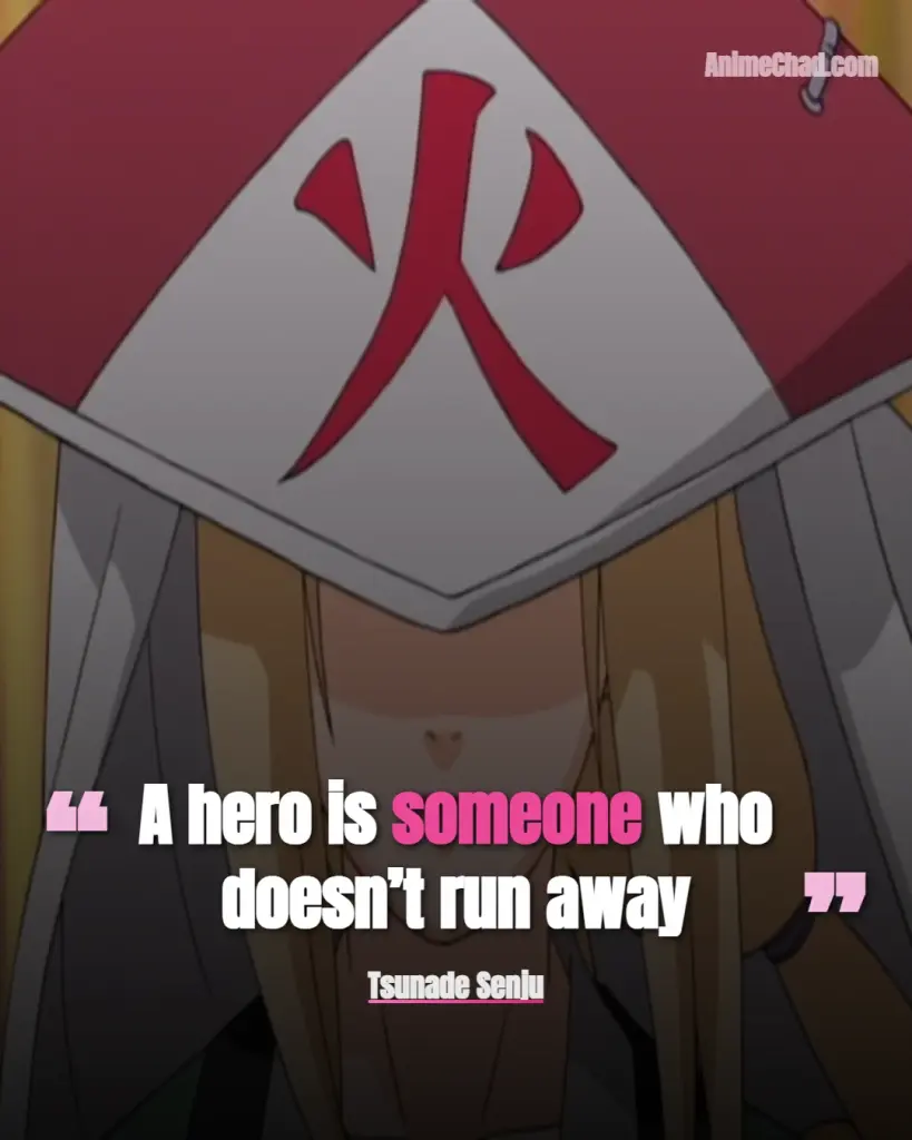 Tsunade Senju Quotes