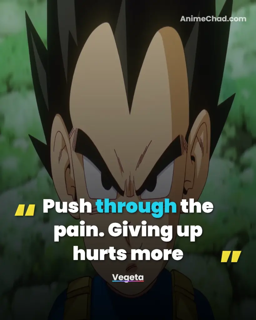 Vegeta Quotes