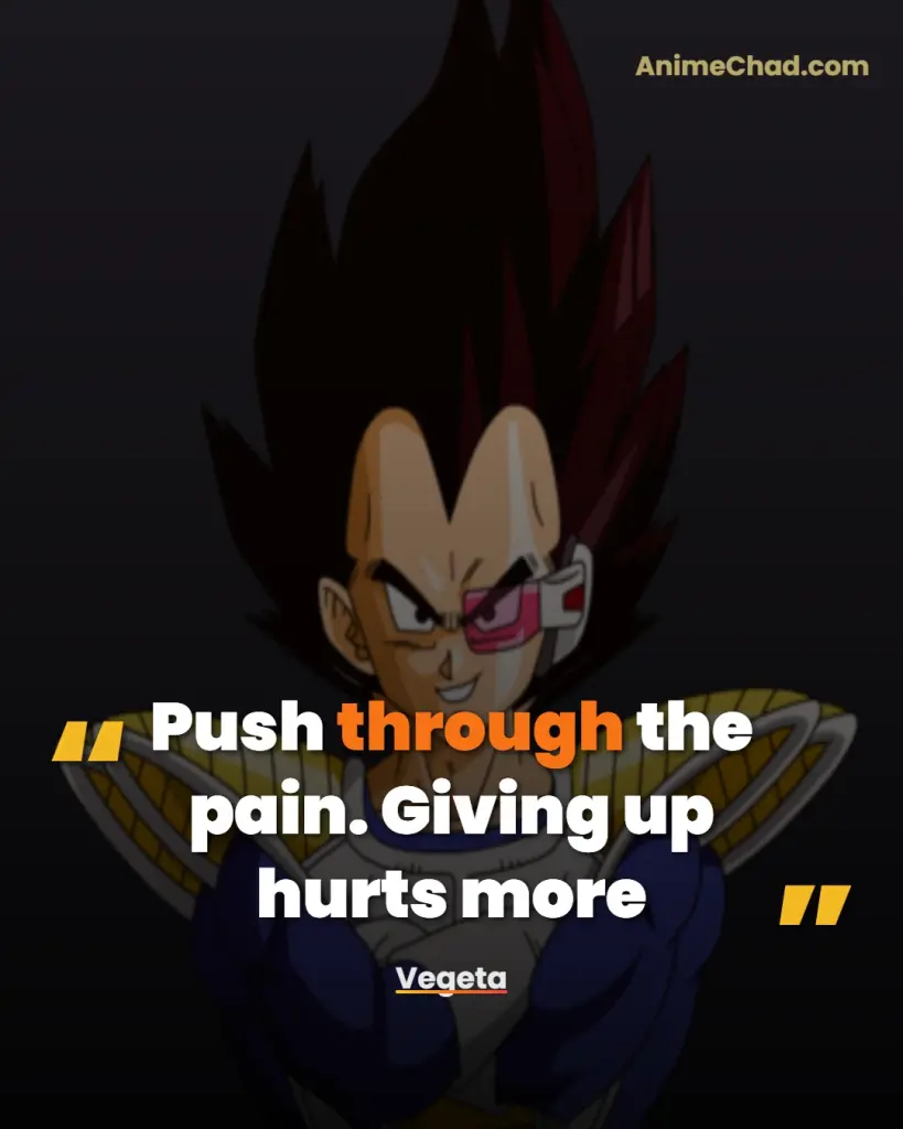 Vegeta Quotes