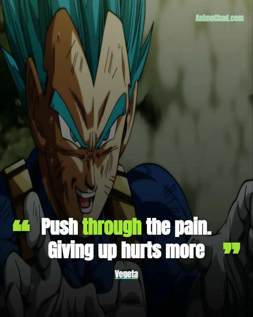 Vegeta Quotes