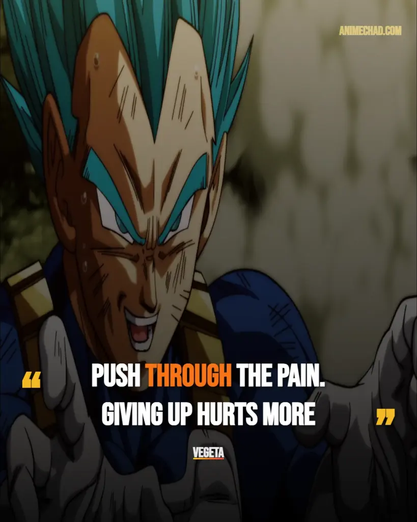 Vegeta Quotes