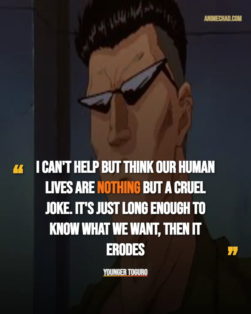 Younger Toguro Quotes