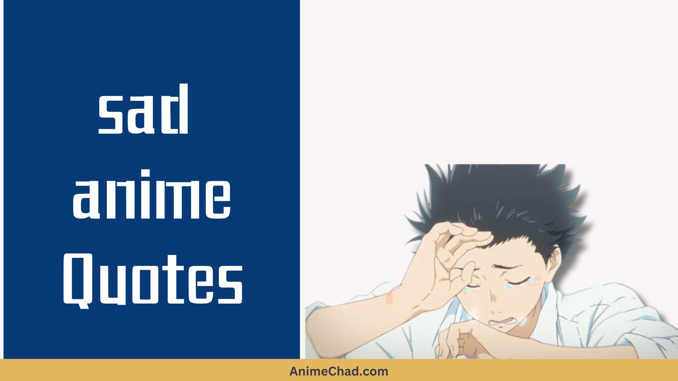 Sad Anime Quotes