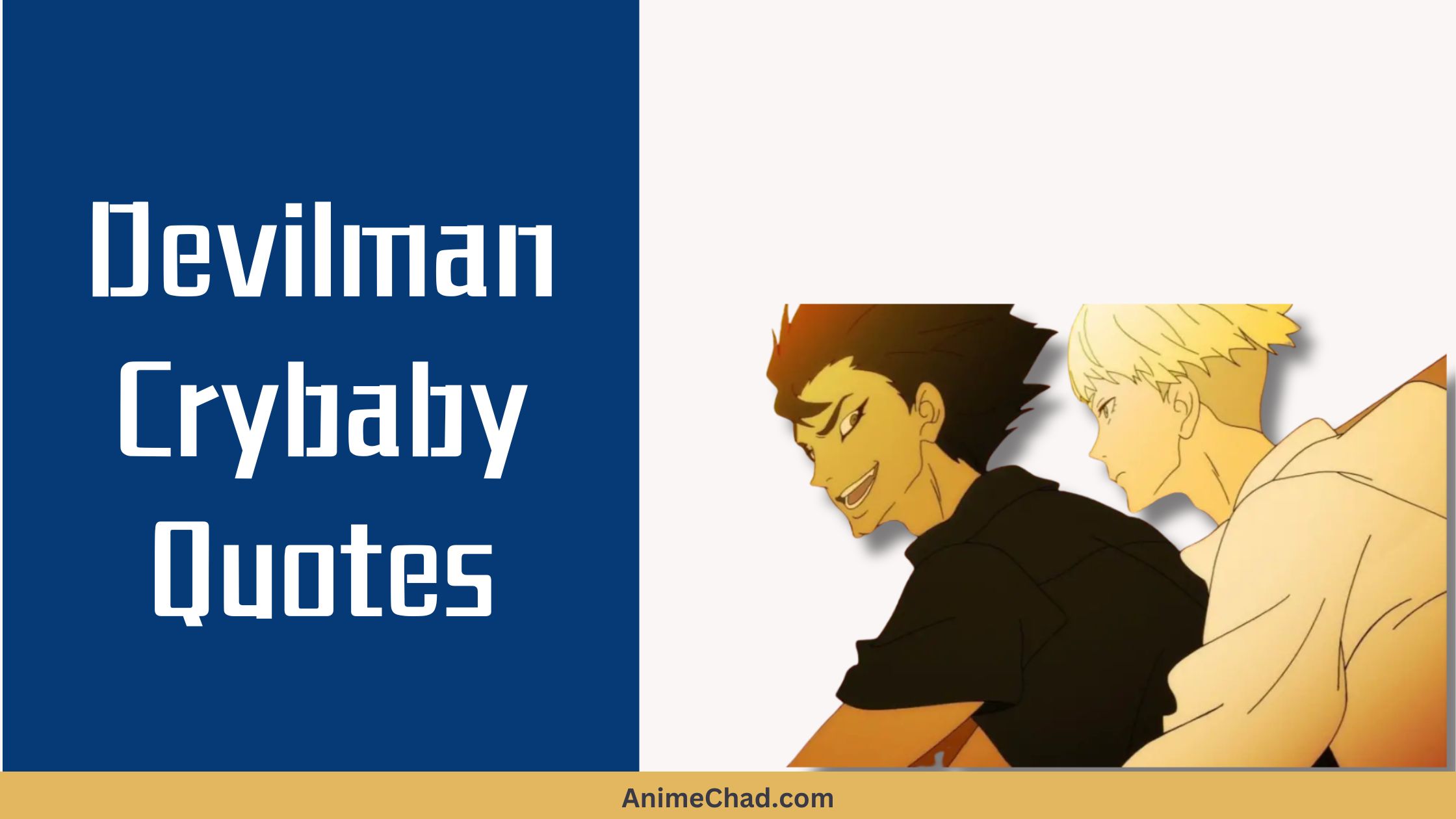 Devilman Crybaby Quotes
