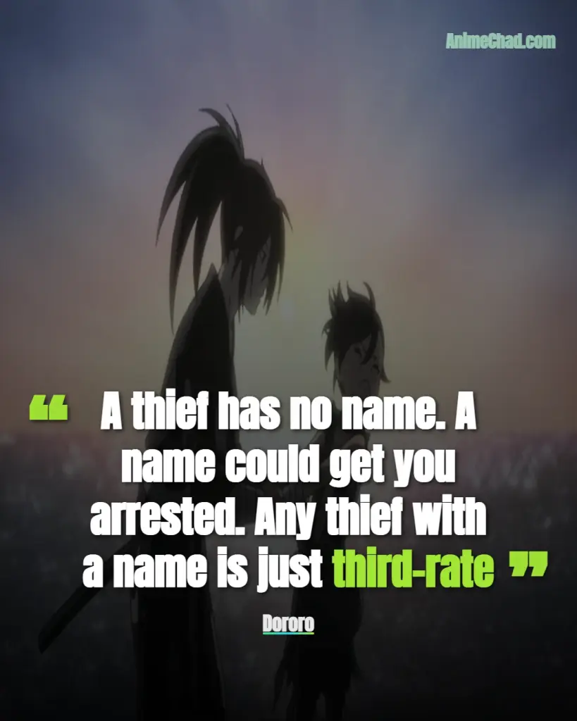 Dororo Quotes