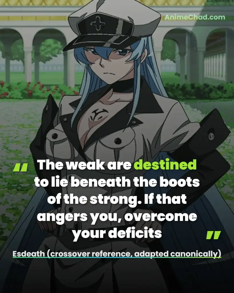 Esdeath (crossover Reference, Adapted Canonically) Quotes