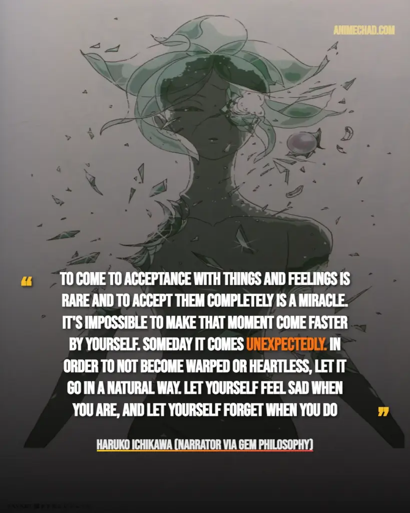 Haruko Ichikawa (narrator Via Gem Philosophy) Quotes