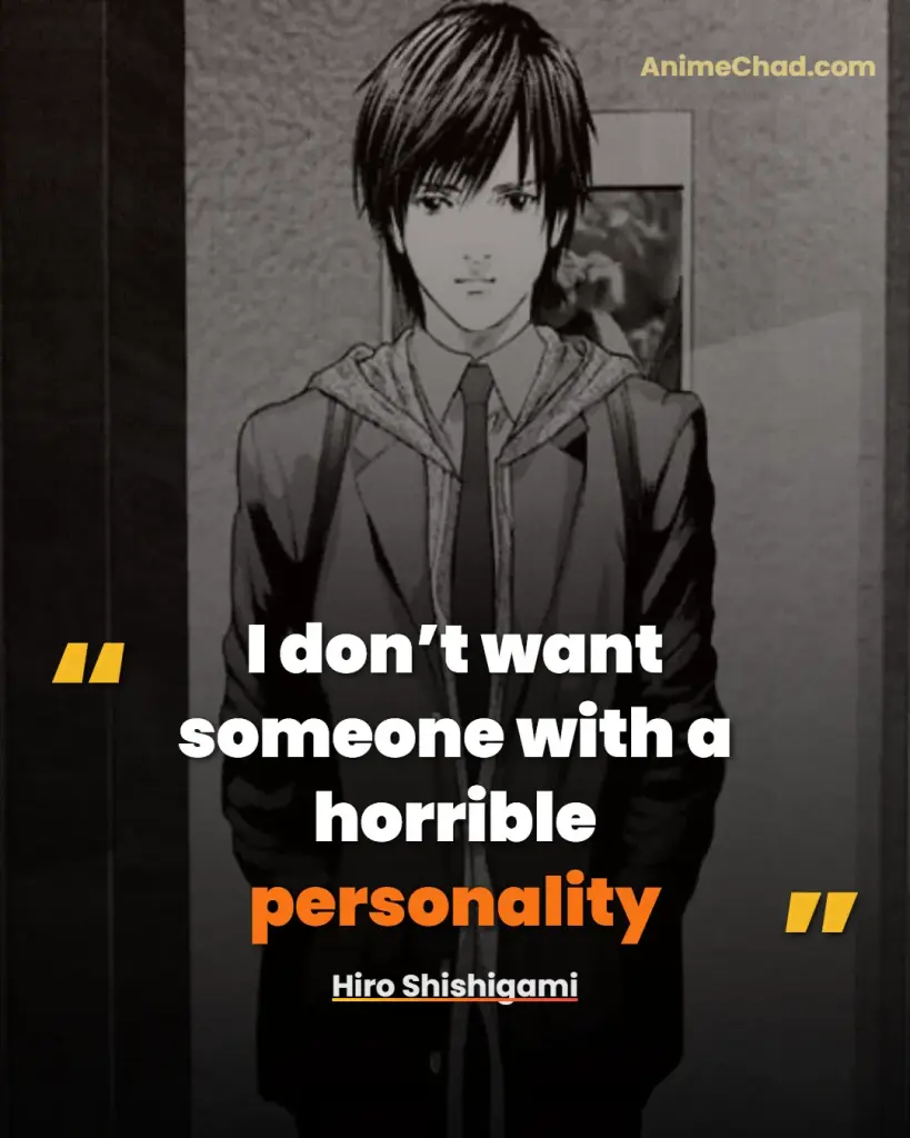 Hiro Shishigami Quotes (1)