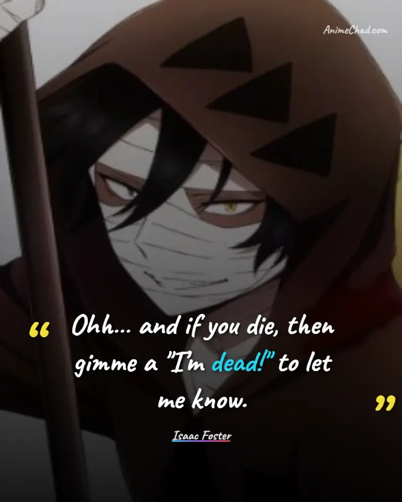 Isaac Foster Quotes