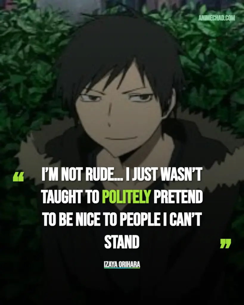 Izaya Orihara Quotes (4)
