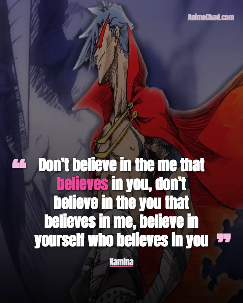 Kamina Quotes