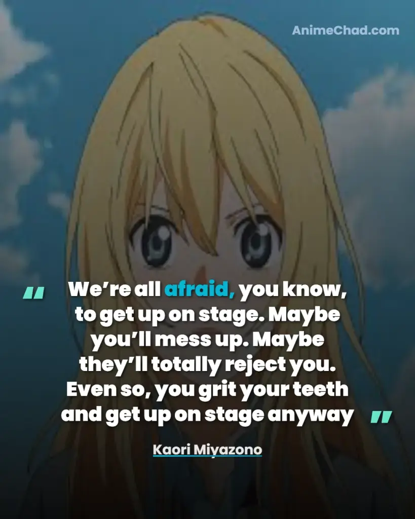Kaori Miyazono Quotes