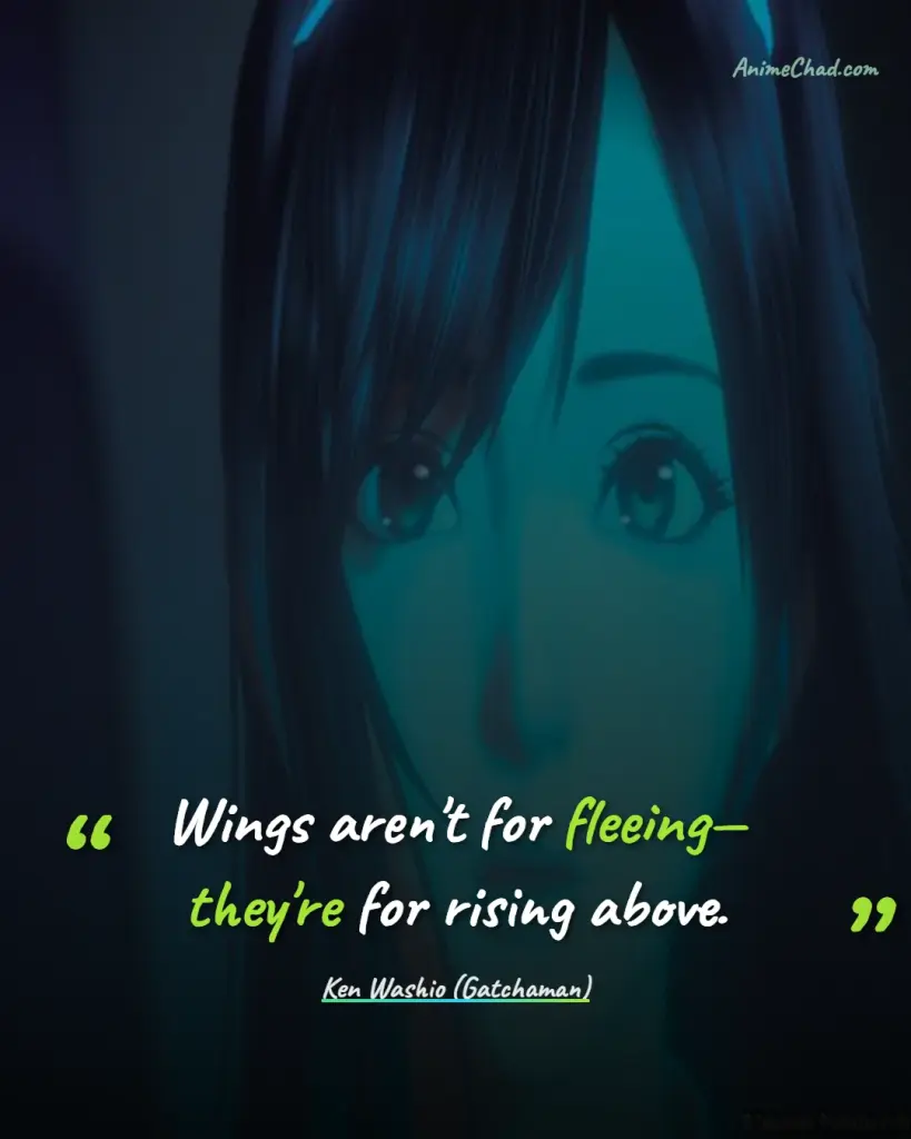 Ken Washio (Gatchaman) Quotes (2)