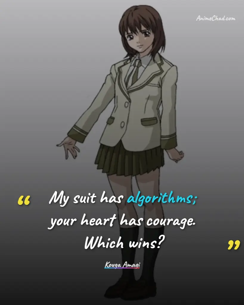Kouga Amagi Quotes (1)