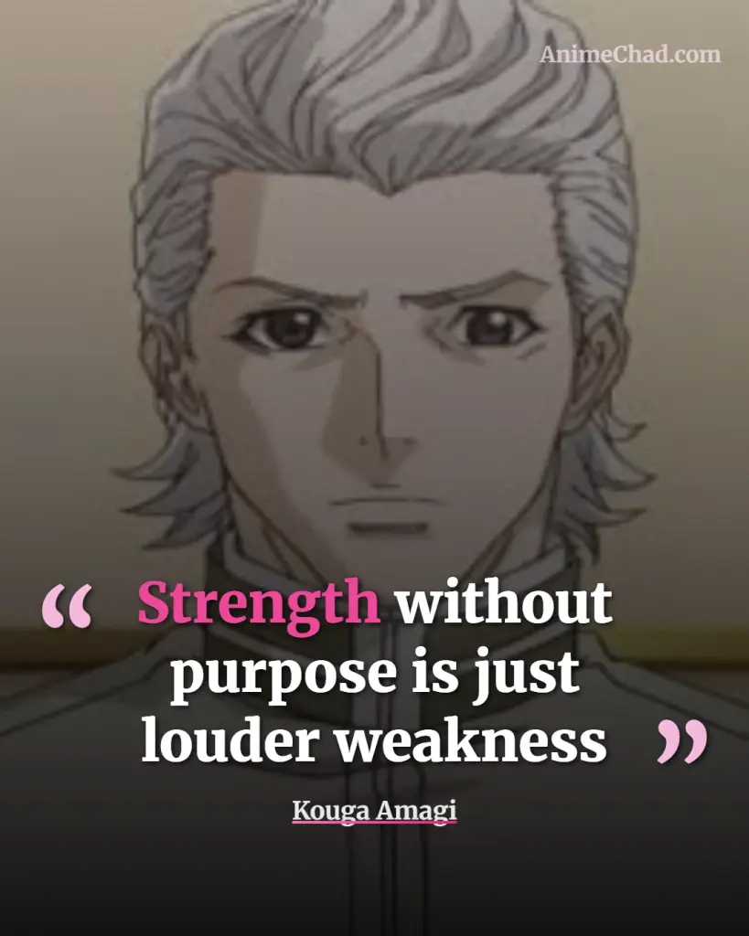 Kouga Amagi Quotes (2)