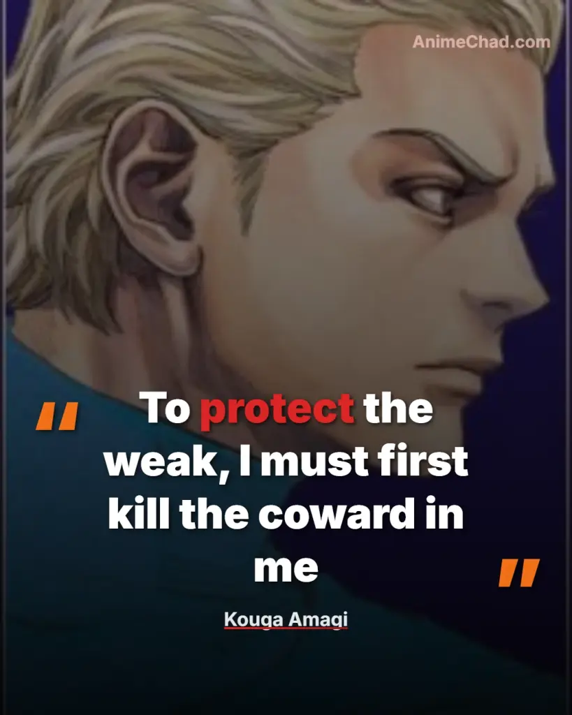 Kouga Amagi Quotes (3)