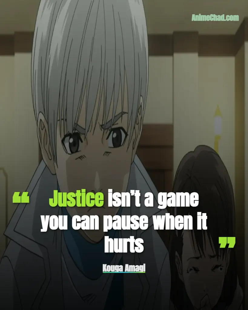 Kouga Amagi Quotes